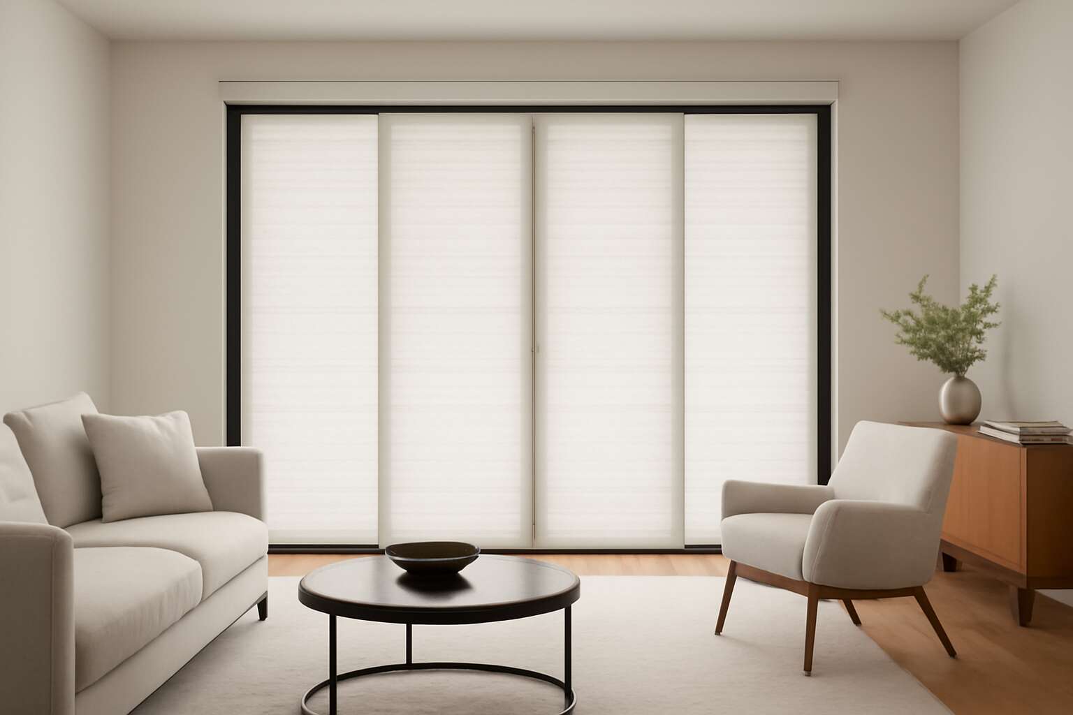 sliding door shades