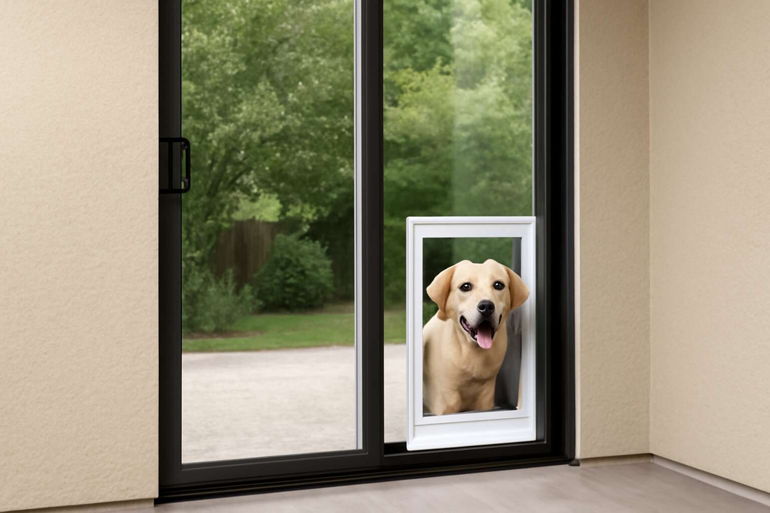 dog door for sliding door