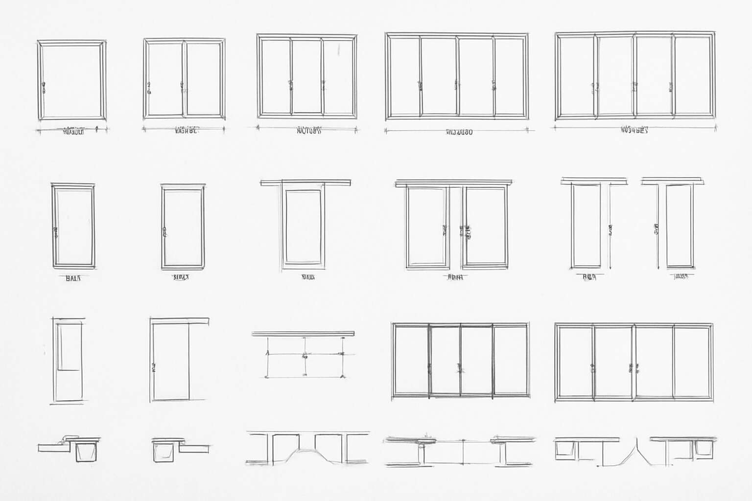 sliding doors cad blocks
