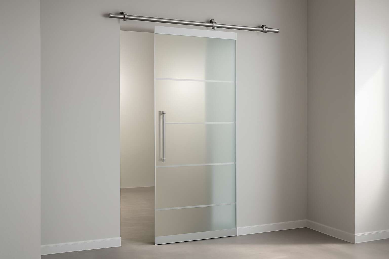 single sliding door