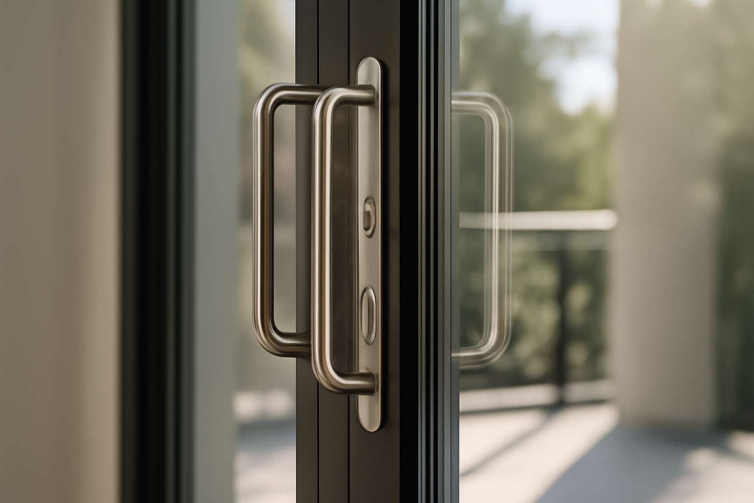 sliding door handles and locks