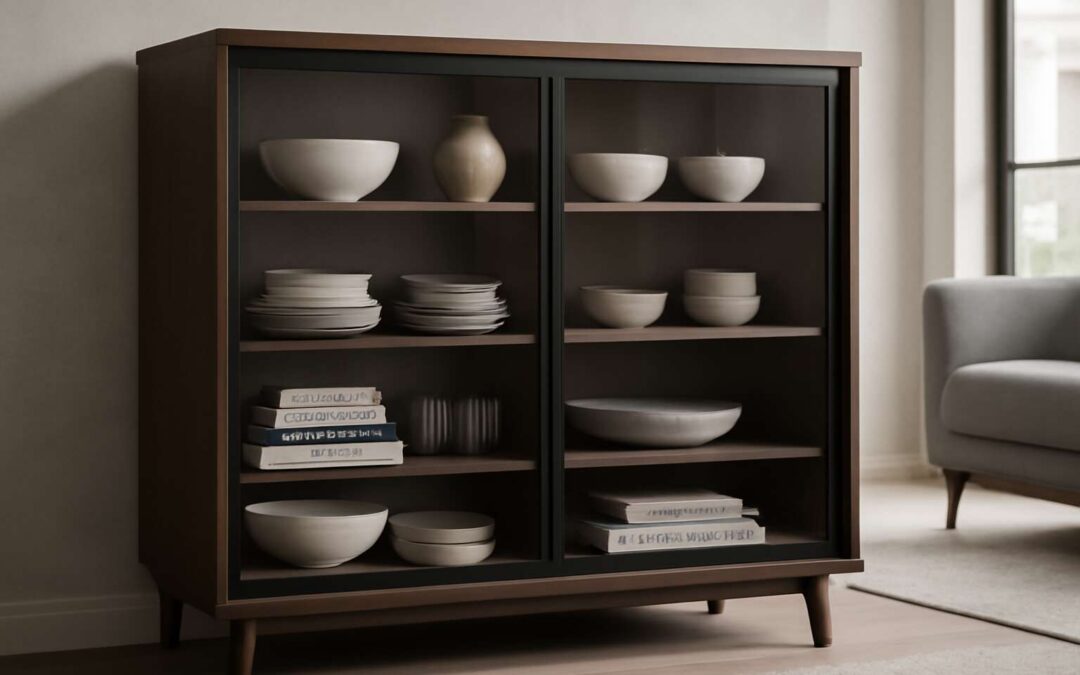 Elegant Space-Saving Solutions: Transform Your Home with a Stylish Glass Sliding Doors Cabinet