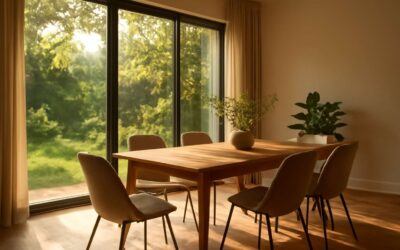 Elevate entertaining with a sliding door for dining room that opens up your space