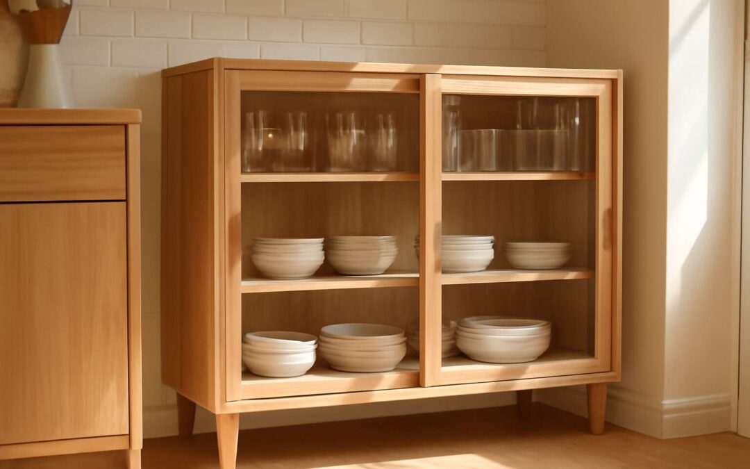 Elevate Your Home with cupboard with glass sliding doors for a sleek, airy vibe