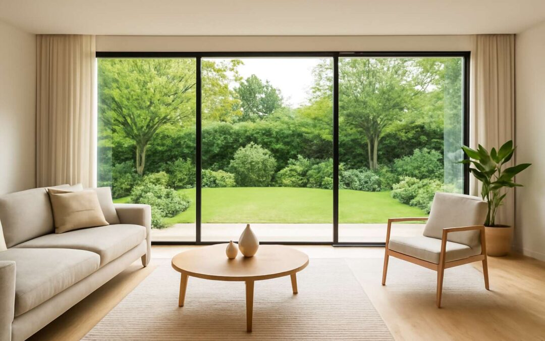 Upgrade Your Space: sliding doors without bottom track for a sleek, seamless look.
